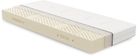 Latexmatratze 100x210 - Domi - H3 - RG65-7 Zonen - 18 cm - Mittelweich - Matratze 100x210