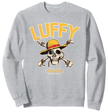 Chapeau de paille Pirates Singe D Luffy Skull Crossbones Anime Sweatshirt