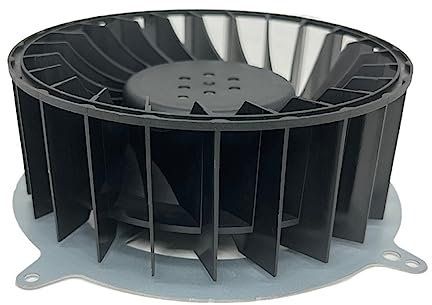 Swiixxer Centralfugo fläkt 150 mm DC 12 V DC luftrenare tyst centrifug fläkt fläkt