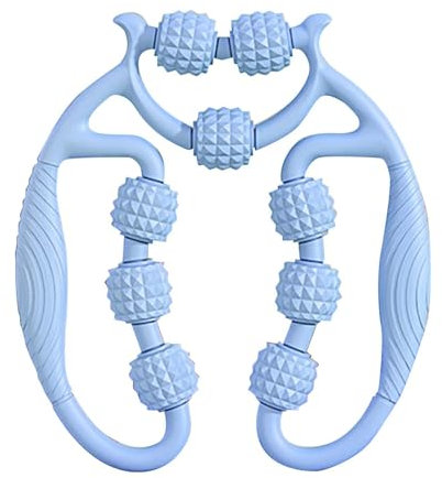 Beinmuskel Massagegerät Fußmassageroller,Massage Roller Bein Roller Fußmassagegerät Fußmassage Roller -Muskel Roller & Bälle, Fußmassageroller Fuß Igelball mit Griff Bein, Massagerolle (C)