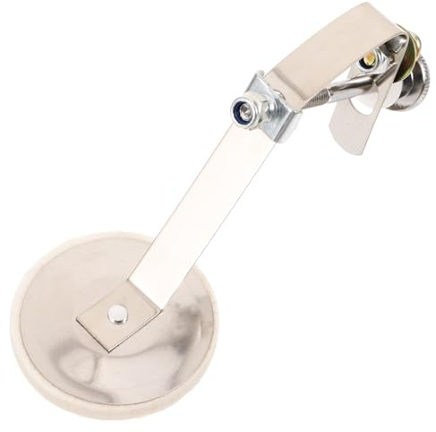 Silberner Trommeldämpfer für Snare Drum mit Clip On Design | Legierung und Filz, Wiederverwendbar und Bruchfest, für Leises Üben und Täglichen Einsatz