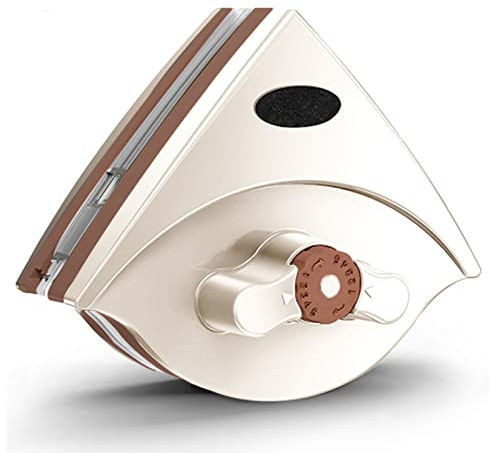 Nettoyeur vitres magnétique, Nettoyeur vitres magnétique, Brosse Nettoyage Double Face, fenêtres extérieures, essuie-Glace magnétique vitres, 5 Limes, épaisseur réglable 5 à 40 mm