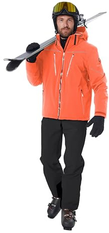 Killtec Herren Skihose/Funktionshose mit abnehmbaren Trägern, Kantenschutz, Schneefang und Beinventilation Ksw 82 Mn Ski Pnts
