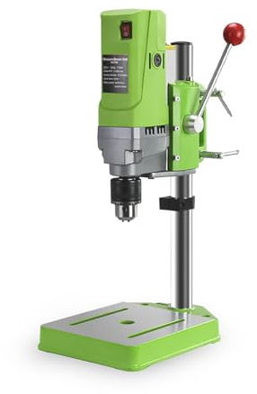 Taladro de Columna, Taladro De Banco, Taladro De Mesa De Velocidad Variable, 6 Velocidades, Verde, Taladro De Banco, Taladro De Banco(710W)