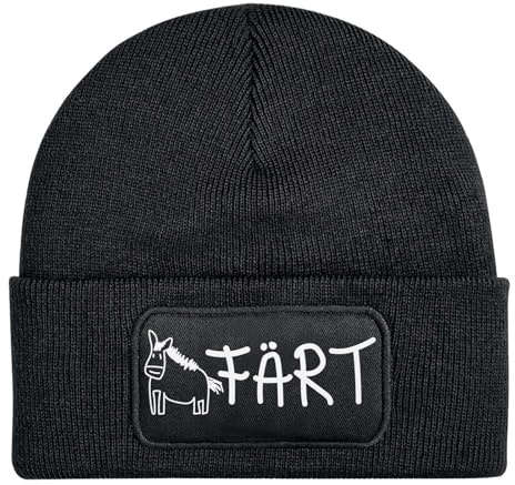 Tassenbrennerei Ugly Pferde Beanie Wollmütze - Färt - Pferdegeschenk lustig, Geschenk für Pferdebesitzer, Reiter - für Damen & Herren