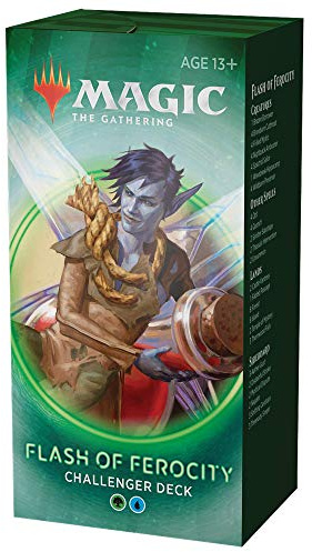 Magic The Gathering- Challenger 2020 Deck Ejército Baraja, Color Flash Ferocity (Wizards of The Coast C78730000)