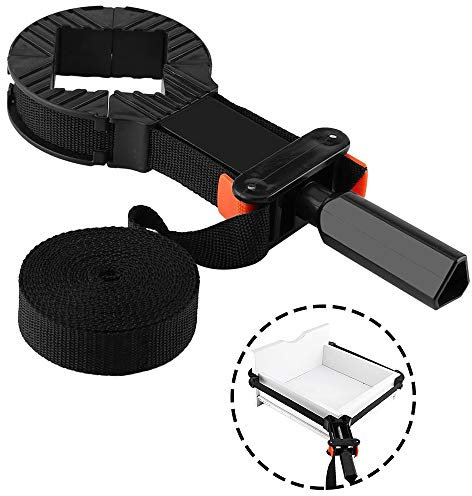 Morsetto Ad Angolo Regolabile, Rapido per Fascia, Plastica ABS 90 Gradi, Morsetto a Fascia a Cricchetto per Cornice In Legno, Cassetto