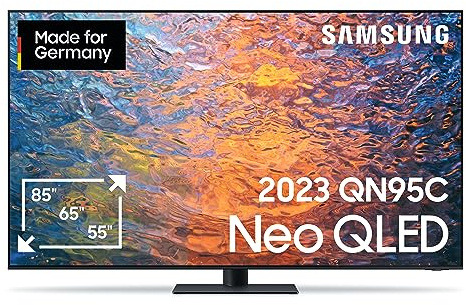 Samsung Neo QLED 4K QN95C 75 Zoll Fernseher (GQ75QN95CATXZG), Neo Quantum HDR+, Infinity One Design, Neural Quantum Prozessor 4K [2023]