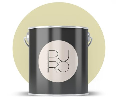 Livingwalls PURO Premium Wandfarbe c6001 - Malerfarbe mit sehr hoher Deckkraft - matte hochwertige Innenfarbe in Grün - 1l