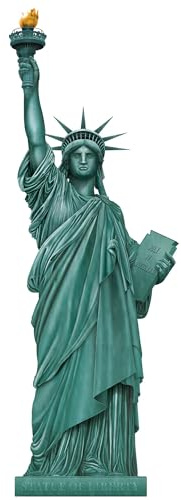 Beistle 1,52 m Jointed Statue of Liberty, Paper Patriotic Cutout for USA Theme 4th Juli Celebrations, Political Events, New York City Party Decorations, Made in USA Since 1900