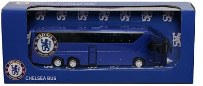 Sockers - Autobus del Chelsea FC I Camion ufficiale del Chelsea I tifosi di calcio I Giocattolo da collezione con licenza ufficiale del Chelsea FC.