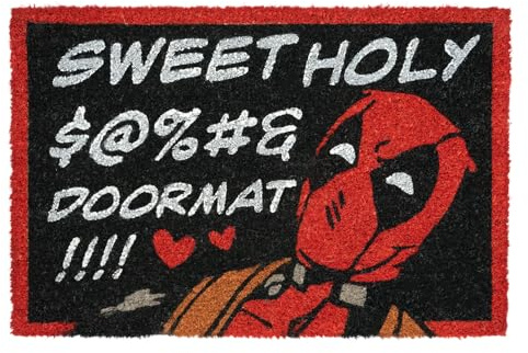 Grupo Erik Marvel Deadpool Fußmatte Schmutzfangmatte 40x60 Geschenke Merch