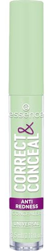Essence Cosmetics Correct & Conceal Anti Redness Correttore Anti-Rossori, Correttivo del Colore, Naturale, 3.5 ml