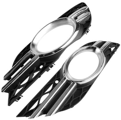 Dusibulv Nebelscheinwerferrahmen Für E-Klasse W211 2007 2008 2009 Auto Nebelscheinwerfer Grill Chromverkleidung Set A2118851174 A2118851274 Gitter Nebelscheinwerfer