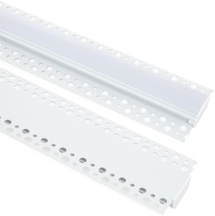 LEDKIA Perfil Aluminio Integrado en Escayola/Pladur para Tira LED hasta 20