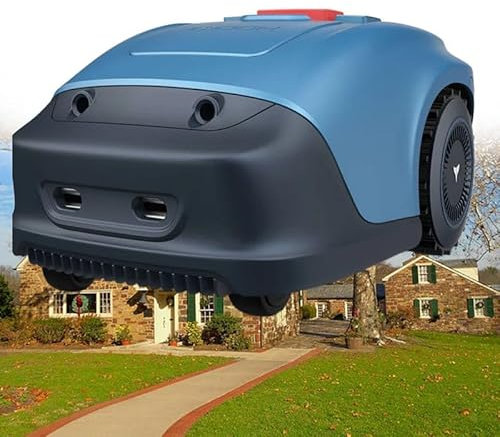 WEIMILOR Tondeuse Robot Économique avec Câble Frontière - 1000m² Couverture, Hauteur de Coupe 20-50mm, Pente 33°