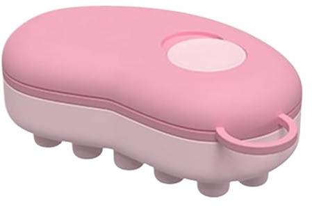 Kopfhautmassagewerkzeug, Eiskompresse Kamm Kopfmassagegerät Bürste, Abnehmbares Multifunktionales Schönheitswerkzeug, Haarentspannungsbürste für Männer Frauen Haarpflege