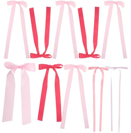 DIYEAH 40pezzi Fiocchi Rosa Decorativi per Arredare la Cameretta delle Bambine Adesivi Murali Fiocco Rosa per Decorazioni da Parete di Decorazioni Fiocchi per Feste di Colore Casuale