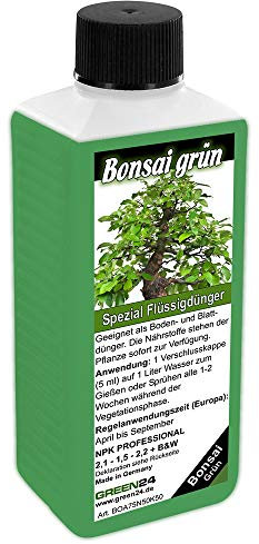 Bonsaidünger Grün Laubgehölze Koniferen HIGHTECH, Premium Flüssigdünger aus der Profi Linie