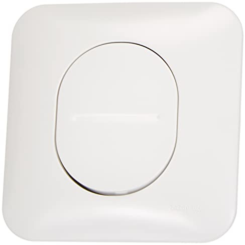 Schneider Electric - Interrupteur Va-et-Vient 10A Connexion Automatique - Blanc - Ovalis