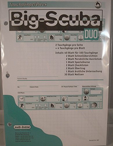 Big-Scuba DUO A5 , PADI-Lochung