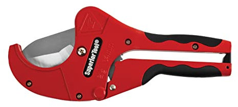 Superior Tool 37116 One-handed 2” PVC Ratcheting Cutter