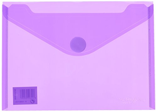 Grafoplás 04872535 Sichtmappe, Kunststoff, A5, 10 Stück, violett