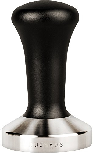 LuxHaus 53mm Espresso Tamper - Premium Barista Coffee Tamper with 100% Flat Stainless Steel Base
