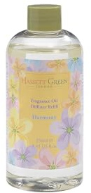 Hassett Green London - Harmony Lily, Violet & Jasmine - Fragrance Oil Reed Diffuser Refill - Larger Size 250ml Bottle