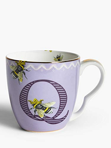 Yvonne Ellen 51PE0141 Mug Alphabet Q, porcelaine anglaise