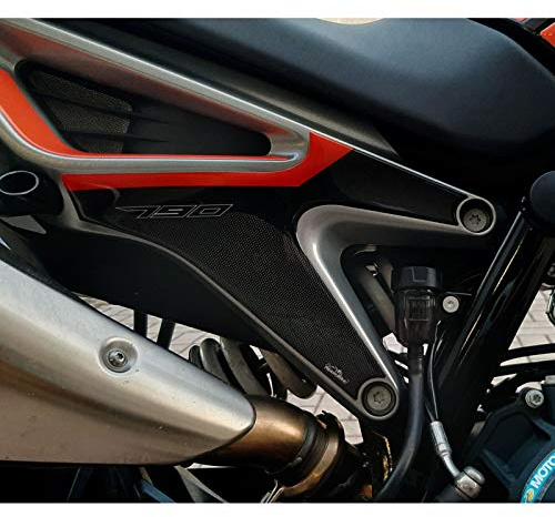 Resin Bike Aufkleber für Motorrad Kompatibel mit KTM Duke 790 2019 2020. Seitliche Unterbodenschutzabdeckungen vor Stößen und Kratzern. Paar 3D-Harzklebstoff - Stickers - Made in Italy