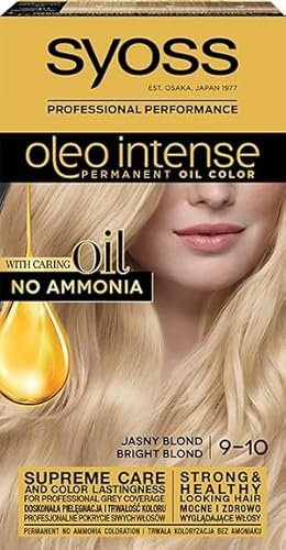 Syoss Oleo Intense Haarfärbemittel, 9.10 Hellblond 115 ml