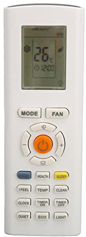 Rient Mando a Distancia Universal de Repuesto para Aire Acondicionado Rient, Compatible con A/C