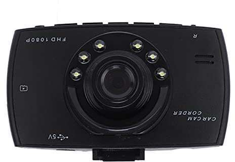 Cámara de salpicadero de coche, gran angular de la cámara frontal, Full HD 1080P, cámara gran angular de 170 grados, sensor de gravedad, grabadora automática de vehículo