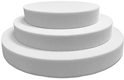 SEEBAUER living® Schaumstoffplatte Light rund | RG26/40 | Auflage für Möbel und Palettenmöbel | Rundes Schaumkissen aus PU-Schaum | Formstabil und langlebig | 40 x 4,0 cm