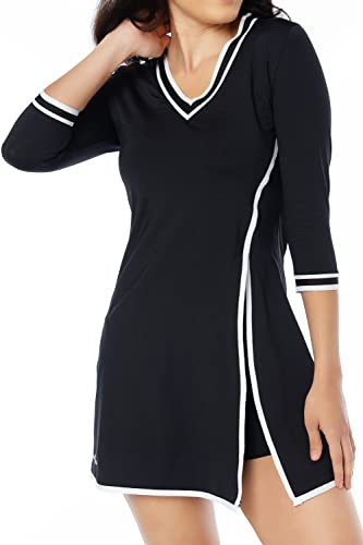 By Lina Roka - Tenniskleid für Damen - Modell Pilar - Inklusive Shorts - Aus Polyamid und Elasthan - Hohe Bewegungsfreiheit - Für Padel Tennis, Tennis oder Golf - Weiche Haptik