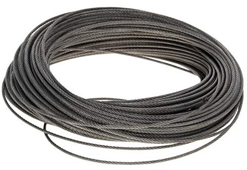 Drahtseil 1,5~2,5 mm Durchmesser Stahldraht-Kabel 304-Edelstahl-4~47m Langer Flexibler Drahtseil Soft-Lifting-Kabel (Size : 2.5mm x10m)