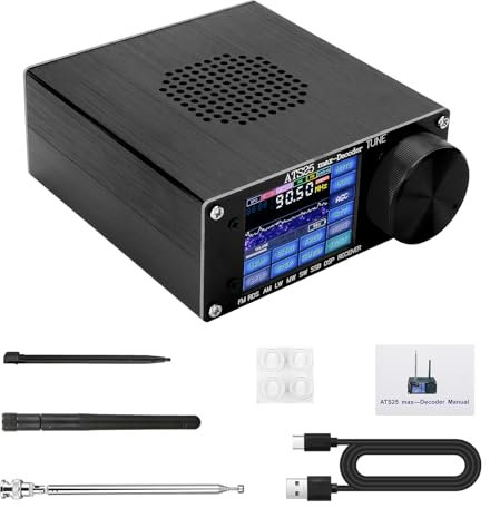 HamGeek ATS25max-Decoder Si4732 Vollband Funkempfänger DSP-Empfänger FM LW (MW und SW) und SSB