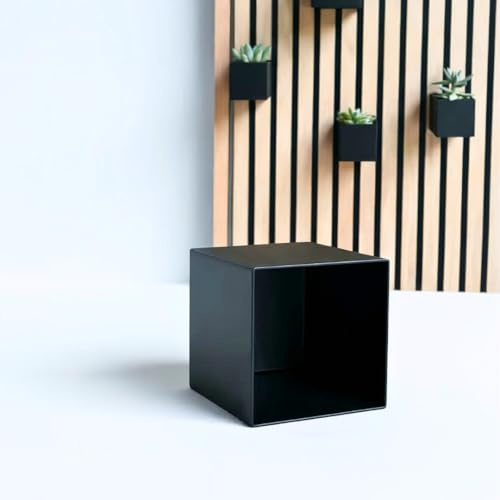 Steinmine - Designmanufaktur Zubehör Wandbehälter für Wandorganizer & Akustikpaneelen (Würfelbehälter klein für Akustikpaneele Hochkant)