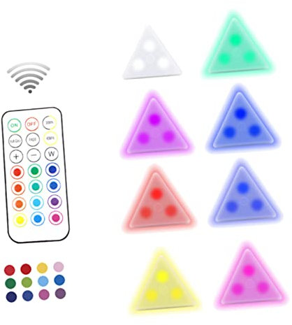 ORFOFE Dekorative Atemlampe Mit Fernbedienung Rgb Wandleuchte Für Schlafzimmer Leds Und Rgb-leuchten Farbverlauf Und Konstante Farbe