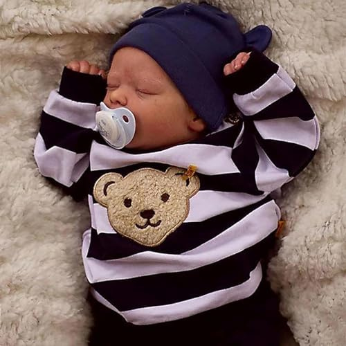 Reborn Baby Bambole 45 cm realistica baby doll corpo morbido silicone bambino ragazzo genuino bambole neonata con lei