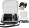 Akouta Funda rígida compatible con impresora fotográfica compacta inalámbrica Canon SELPHY CP1300/CP1500/CP1200, adecuada para exteriores y viajes, popular y práctica (negro, solo funda)
