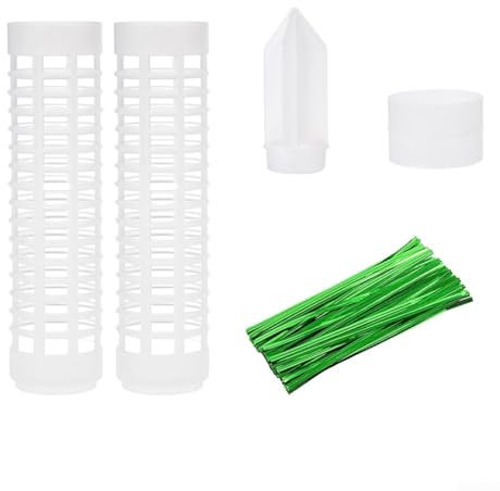 Pali di muschio con caratteristiche integrate per promuovere una sana crescita di interni per foglie rampicanti come edera e filodendro (17 x 4 cm)