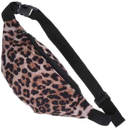 MOBUTOFU Leopardenmuster Damen Bauchtasche Pu Gürteltasche Für Outdoor-aktivitäten Praktischer Crossbody Style Leicht Und Platzsparend Für Handy Und Kleinigkeiten
