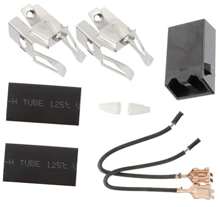 Housoutil Réceptacle pour Brûleur de Cuisinière, Remplacement Direct, Compatible 330031, Abs et Métal, 1 Set pour Réparation D’appareil Ménager