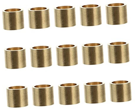 BESPORTBLE 15stücke Pool-Queue-hülsen Aus Kupfer Austauschbar Für Billard Und Snooker-Sticks Leicht Und Langlebig Als Ersatzteil Und Zubehör