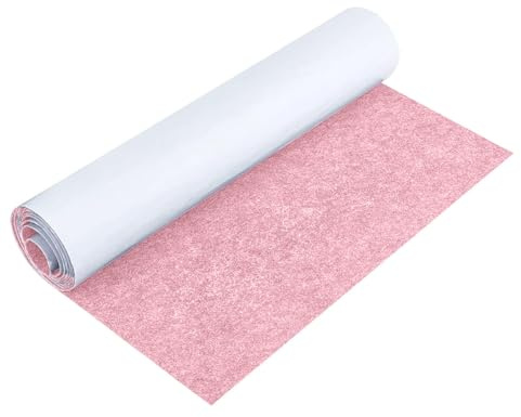 IVEOPPE Alfombra de fieltro autoadhesiva - 40x220cm de tela de fieltro autoadhesiva, para forros de cajas, posavasos, alfombrillas de cajones, marcos de fotos para autos, patas de silla, patas de mesa