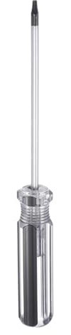 QUARKZMAN Cacciavite Torx aimanté Asta 3x75mm T7 Testa A Stella 6 Punte Con Impugnatura Antiscivolo Per Riparazione E Miglioramento Elettrodomestici Nero