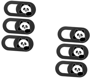 DIYEAH 6 Pezzi Copertura per Webcam a Cartoni Animati 3 Pezzi, Slider Ultra Sottile in ABS Resistente al Calore per Laptop, Tablet e Computer, Protezione Privacy Senza Interferenze, Mini