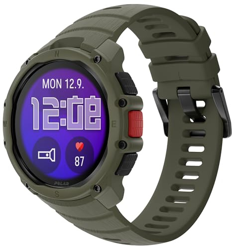 Polar Street X – Träningsklocka GPS för Herr och Dam – Pulsklocka – Hybrid Träning – Robust Sportklocka Running – 3 Års Amazon Exklusiv Garanti